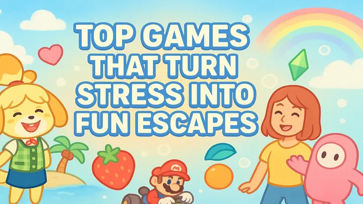 Top Games That Turn Stress Into Fun Escapes